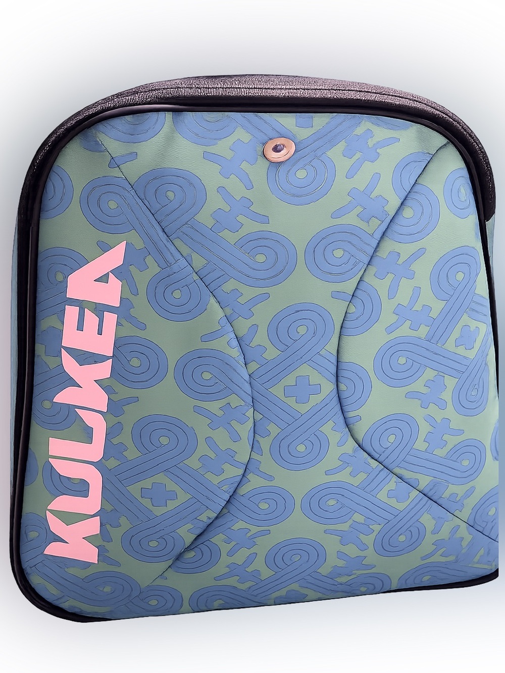 Kulkea Ski Boot Backpack Aqua Blue Green Pattern New w/ Tags Winter Gear Bag